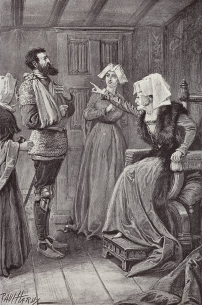 Illustration für The Cloister and The Hearth von Charles Reade von Paul (after) Hardy