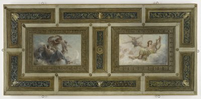 Skizze für das Rathaus von Saint-Maur-des-Fossés: Nacht und Tag von Paul Albert Baudouin