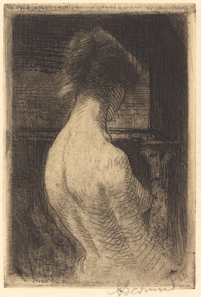Rücken einer Frau von Paul Albert Besnard
