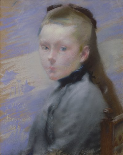 Porträt der Tochter des Künstlers von Paul Albert Besnard