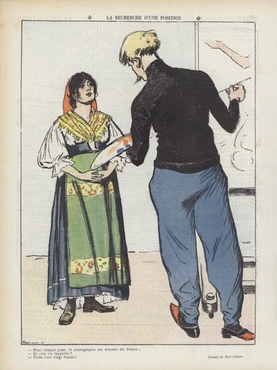 Illustration für Le Rire von Paul Balluriau
