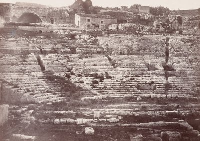 Amphitheater von Syrakus, 1865 von Paul Berthier
