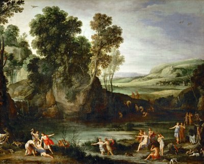 Diane entdeckt die Schwangerschaft von Callisto von Paul Bril
