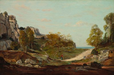 Landschaft bei Saint-André, in der Nähe von Marseille, ca. 1865 von Paul Camille Guigou