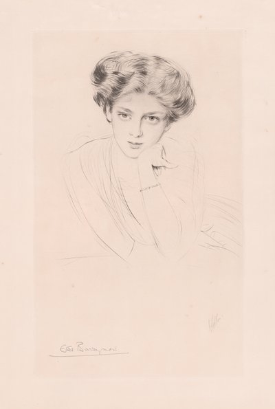 Ethel Barrymore von Paul Cesar Helleu