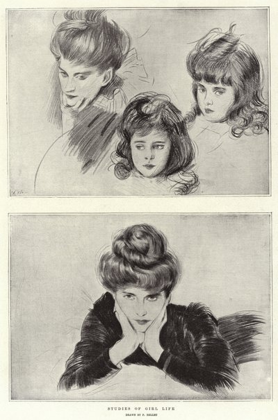 Studien des Mädchenlebens von Paul Cesar Helleu