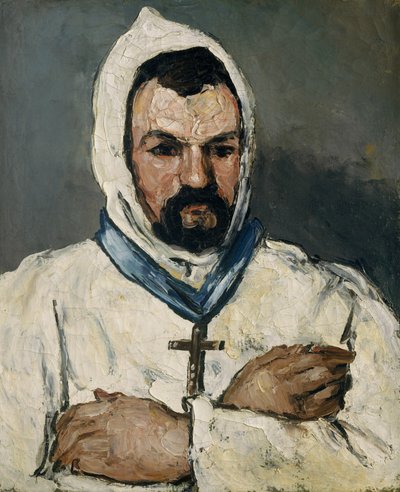 Antoine Dominique Sauveur Aubert, der Onkel des Künstlers, als Mönch von Paul Cézanne