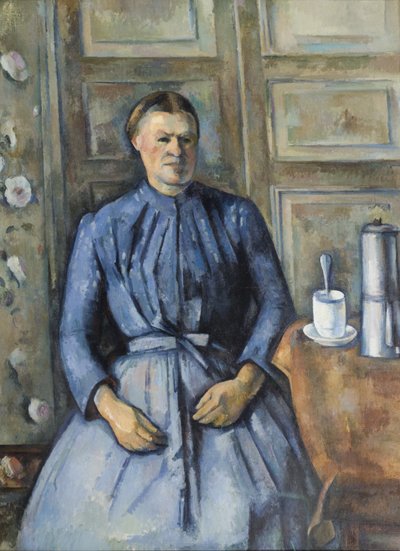 Die Frau mit der Kaffeekanne von Paul Cézanne