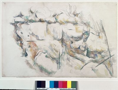 Rochers zu Chateau Noir (Chateau-Noir) von Paul Cézanne