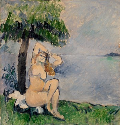 Badende am Meeresufer von Paul Cézanne