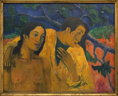 Flucht (Tahitianische Idylle) von Paul Cézanne