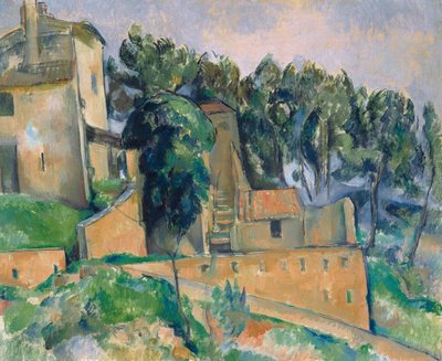 Das Haus in Bellevue von Paul Cézanne