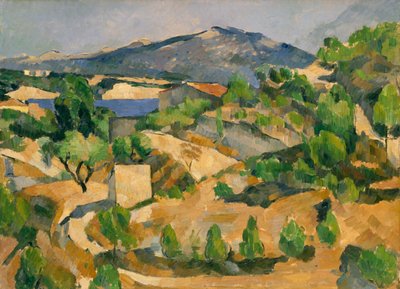 Der Damm von François Zola von Paul Cézanne
