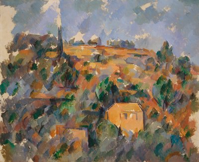 Häuser auf dem Hügel, Provence von Paul Cézanne