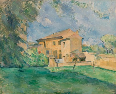 Der Bauernhof am Jas de Bouffan von Paul Cézanne