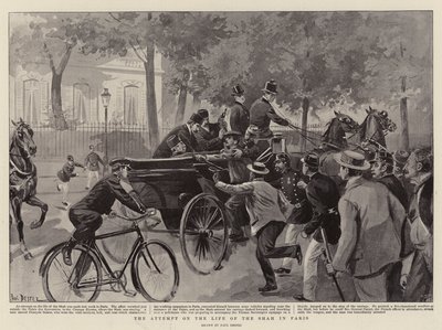 Der Anschlag auf das Leben des Schahs in Paris von Paul Destez