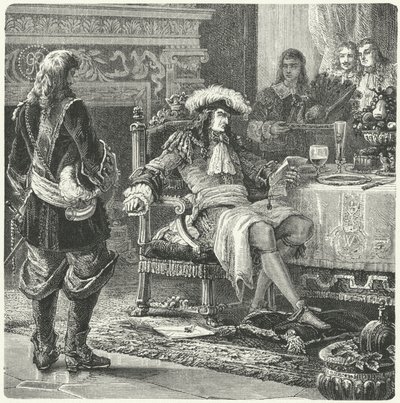 Wilhelm von Oranien erhält die Nachricht von der Geburt des Prinzen von Wales von Paul Dominique Philippoteaux