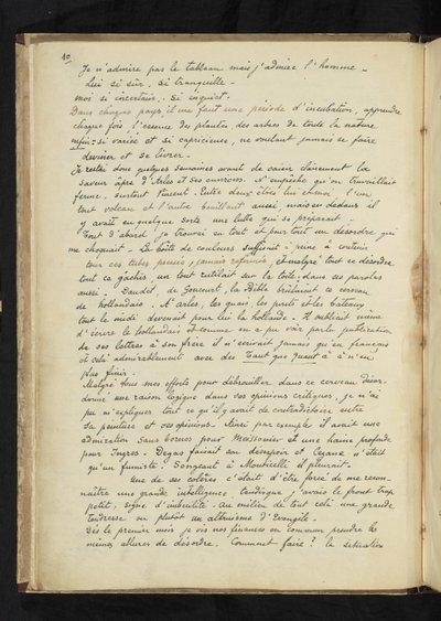 Avant et après - Beschreibung von Gauguins Aufenthalt bei Vincent van Gogh in Arles (S. 10) von Paul Gauguin