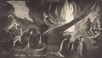 Mahna no Varua Ino Der Teufel spricht von Paul Gauguin