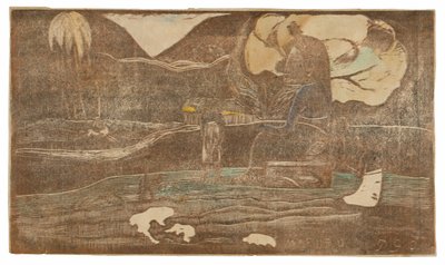 Maruru (Dankesgaben), aus der Noa Noa Suite von Paul Gauguin