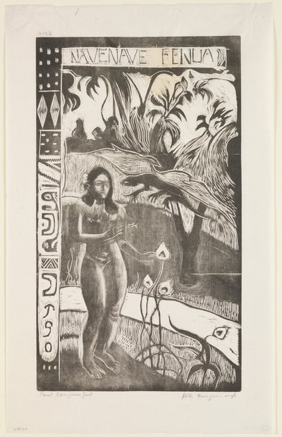 Nave Nave Fenua, aus der Serie „Noa Noa“ von Paul Gauguin