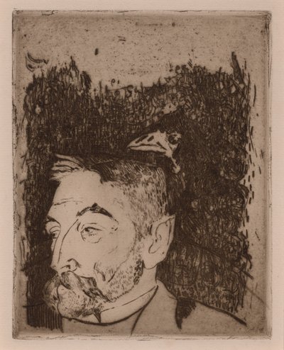 Porträt von Stéphane Mallarmé von Paul Gauguin