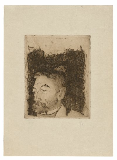 Porträt von Stéphane Mallarmé von Paul Gauguin