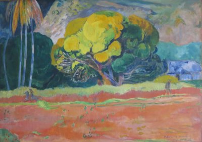 Fatata te moua (Am Fuße eines Berges) von Paul Gauguin
