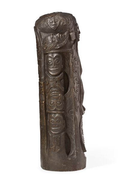 Tahitischer Totem zu Christus am Kreuz, nach 1894 von Paul Gauguin