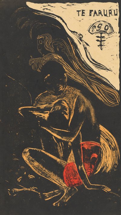 Te Faruru Sie machen hier Liebe, 1894-1895 von Paul Gauguin