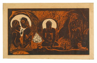 Te atua (Der Gott), aus der Noa Noa Suite von Paul Gauguin