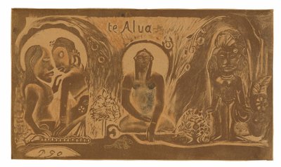 Te atua (Der Gott), aus der Noa Noa Suite von Paul Gauguin