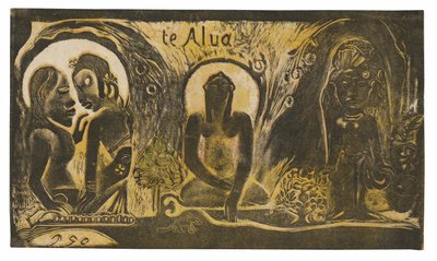 Te atua (Der Gott) aus der Noa Noa Suite von Paul Gauguin