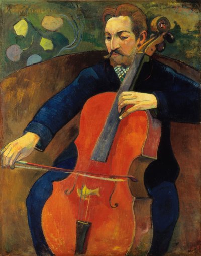 Der Violoncellist von Paul Gauguin