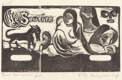 Titelblatt für "Le Sourire" von Paul Gauguin