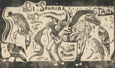 Titelseite für Le Sourire Titre du Sourire, um oder nach 1895 von Paul Gauguin