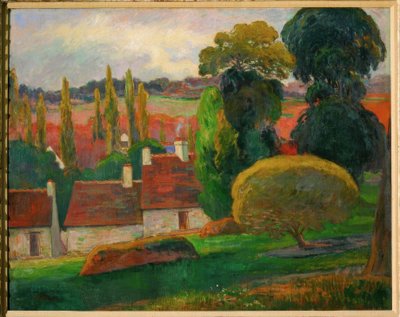 Ein Bauernhof in der Bretagne von Paul Gauguin