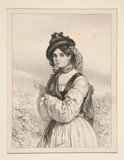 Spanierin von Paul Gavarni