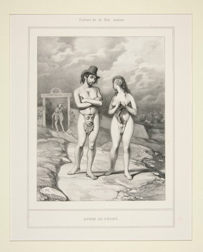 Nach der Sünde von Paul Gavarni