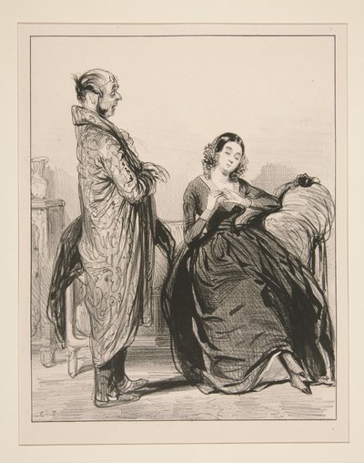 Gehen Sie zum Opernball mit Madame de Coquardeau, gehen Sie... von Paul Gavarni