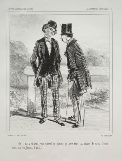 Baliverneries Parisiennes von Paul Gavarni