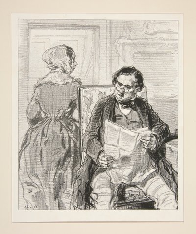 ...Egal, Monsieur Desormay, eine Meinung von dir wäre günstiger. von Paul Gavarni
