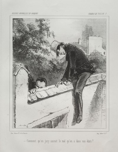 Chemin de Toulon von Paul Gavarni