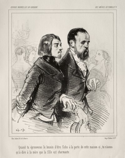 Des Mères de Famille! von Paul Gavarni