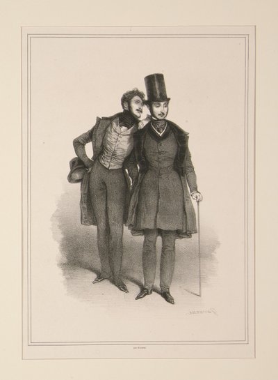 FASHIONABLES. von Paul Gavarni