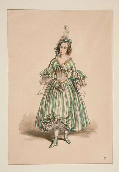 Frau von Scapin von Paul Gavarni