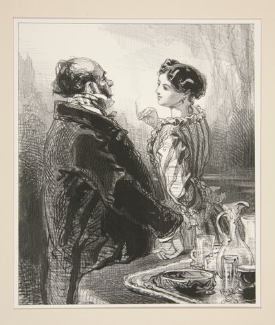 Ich habe die Nächstenliebe, Herr Marquis; haben Sie den Glauben. von Paul Gavarni