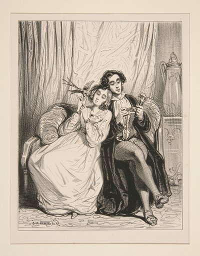 Die Hochzeitsreise von Paul Gavarni