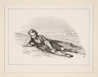 Der Gefangene von Paul Gavarni