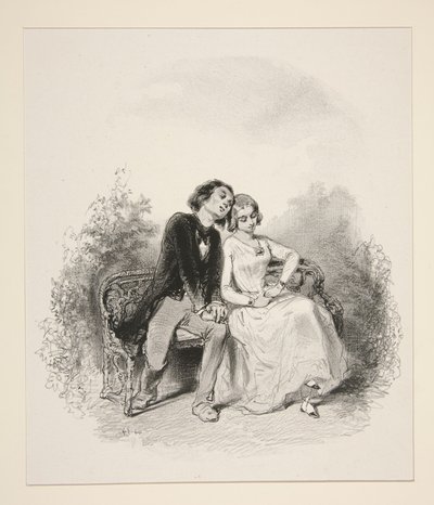 Wo ist das Glück? von Paul Gavarni